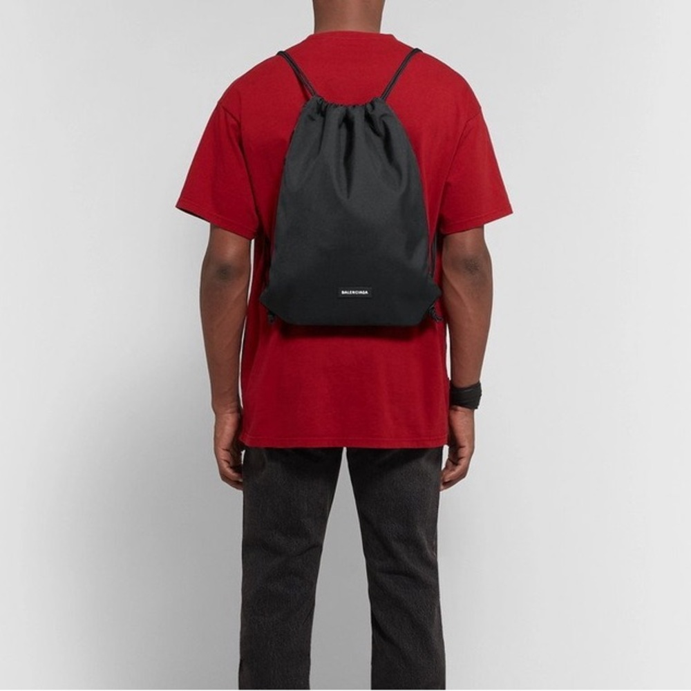 Balenciaga Nylon Explorer Drawstring Backpack Dus… - image 2